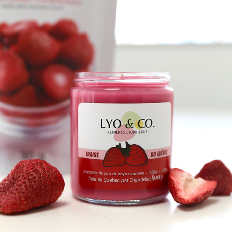 Strawberry Scented Candle