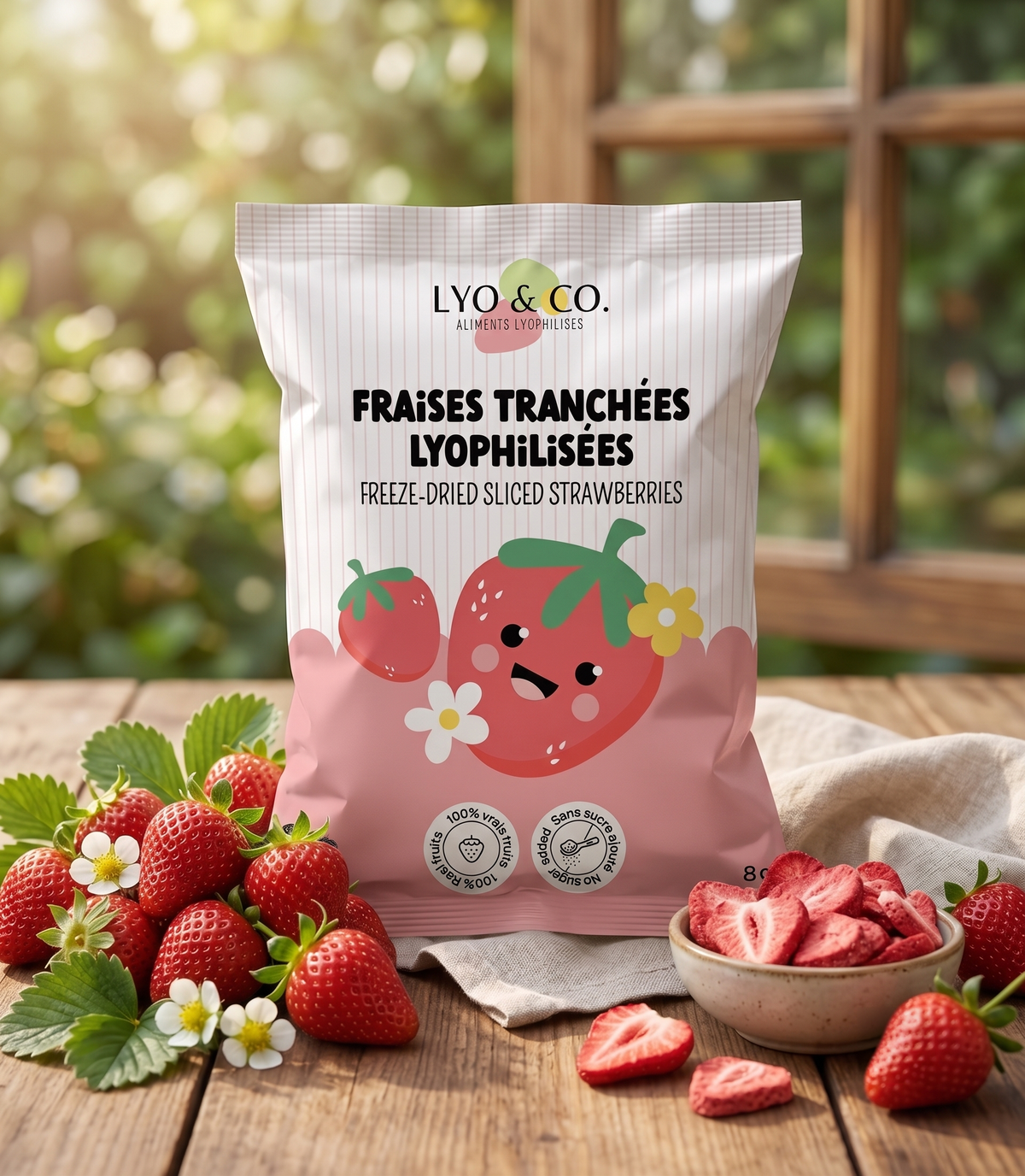 Fraises tranchées | Format collation | Lyo & Co. – Lyo et Co