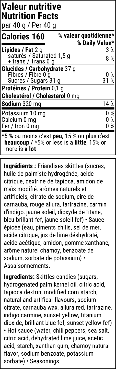 Chamoy & Tajín Rainbow rain