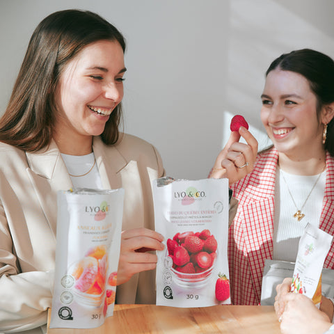 Fraises du Québec entières