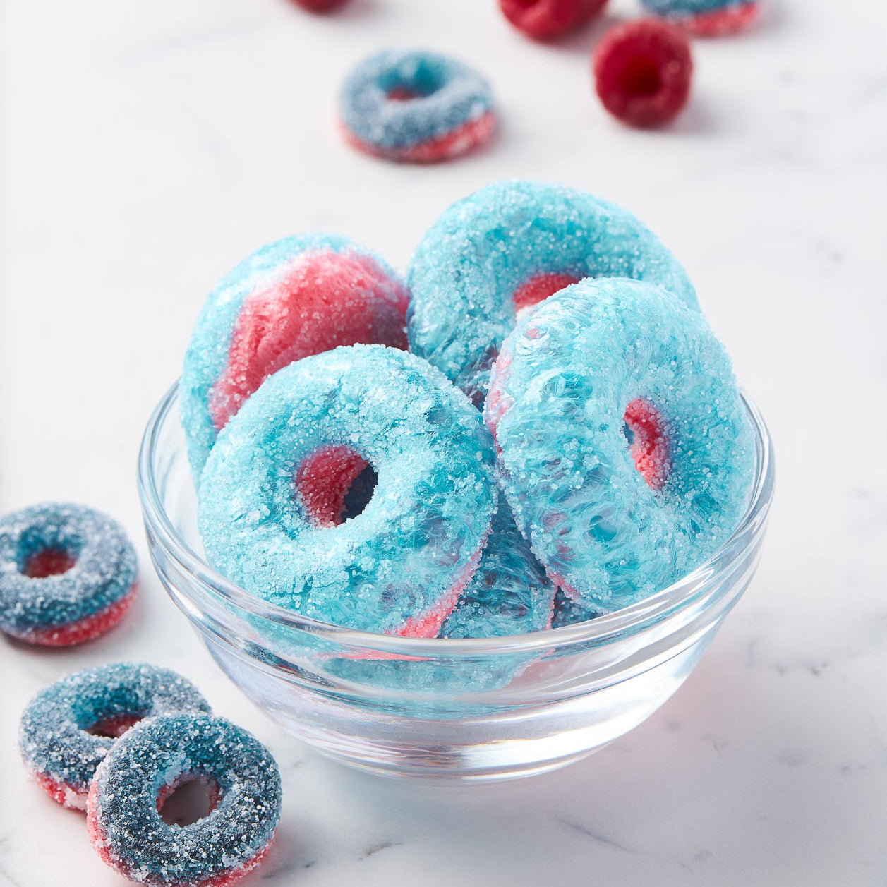 Raspberry Rings | Freeze-Dried Candies | Lyo & Co. – Lyo et Co